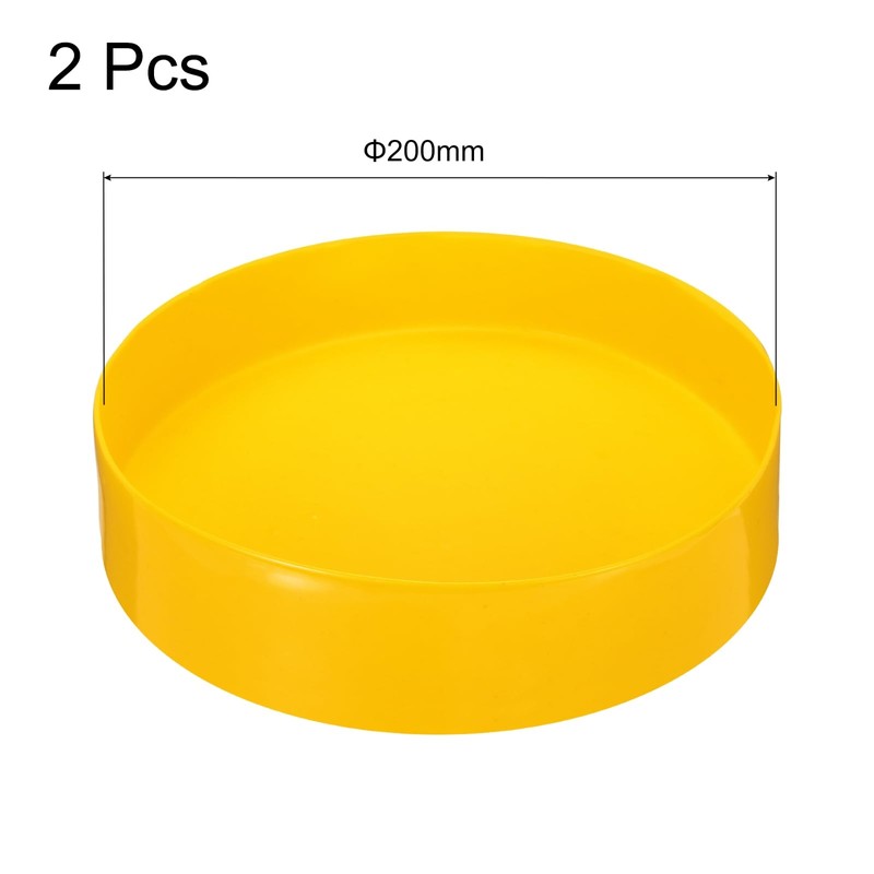 uxcell 2pcs Rubber End Caps 200mm(8 Inch) ID Vinyl Round