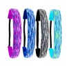 4 pieces of adjustable hair tie, gradient headband, sports anti