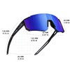 kunchu Kids Sunglasses Boys Polarized Sports Youth Sunglasses for Cycling