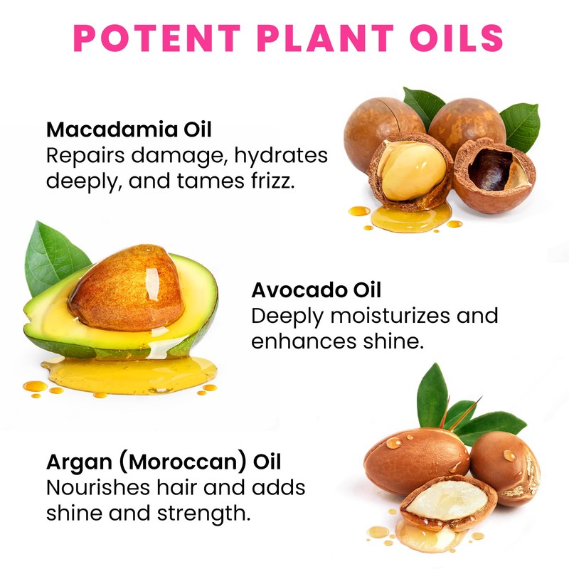 Pure Bali Hair Serum - no Rinse with Argan Macadamia