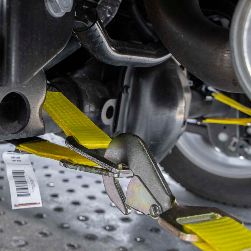 VULCAN Tie Down Axle Straps with Wear Pad - 4