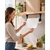 Kitchen Roll Holder, Under Cabinet Paper Towel Holder, Aluminium Base