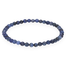 Lebensquelle Plus Mini Ball Bracelet, 4 mm, High-Quality Gemstone Bracelet, Gemstone