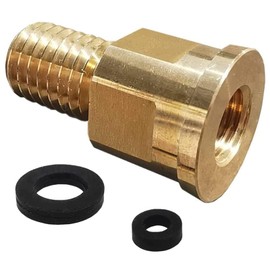 R0557100 Brass Pressure Gauge Adapter with O-Ring, Fits CS/CJ Series Cartridge Filters