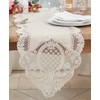 Timeless Beauty Embroidered Lace Table Runner