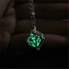 Cube Necklace, Glow in the Dark, Glow in the Dark