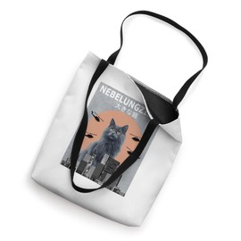 Nebelung Funny Cat Nebelungzilla Tote Bag