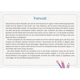 Spiele für den Klassenraum: für Ganztag und Hort