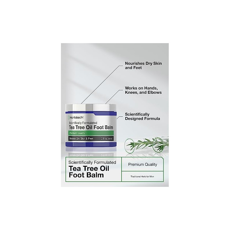 Horbäach Tea Tree Oil Foot Balm | 2 oz |