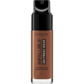 L'Oreal Paris Makeup Infallible Up to 24 Hour Fresh Wear Lightweight Foundation, Deep Amber, 1 Fl Oz.