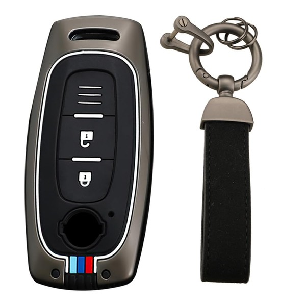 KUNIO Keyless Key Case Fits Nissan X-Trail Qashqai J12 Altima