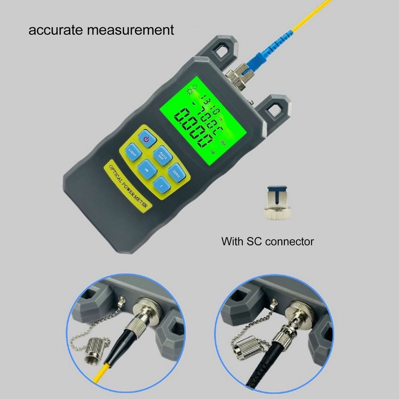 Optical Power Meter Accurate 2.5mm Interface Optical Fiber Power Meter
