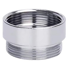 XNTONG Faucet Aerator Adapter - 55/64 inch Female to 55/64 inch Male Adapter, Chrome Brass Sink Adapter, for Kitchen and Bathroom Faucet Adapter Kit Connection (F22-M22)