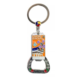 J.H. Company Destapador Llavero Figura Tradicional Coreana Souvenir A9