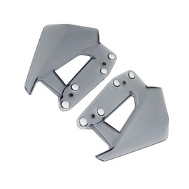 BEALIFE 2PCS Motorcycle Windshield Side Wind Deflector Spoiler For R1300GS R 1300 GS 2024- Fly Screen Windscreen, Grey