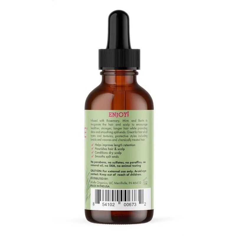 Aceite Capilar Organics Con Menta Y Romero Para Cabello Daña