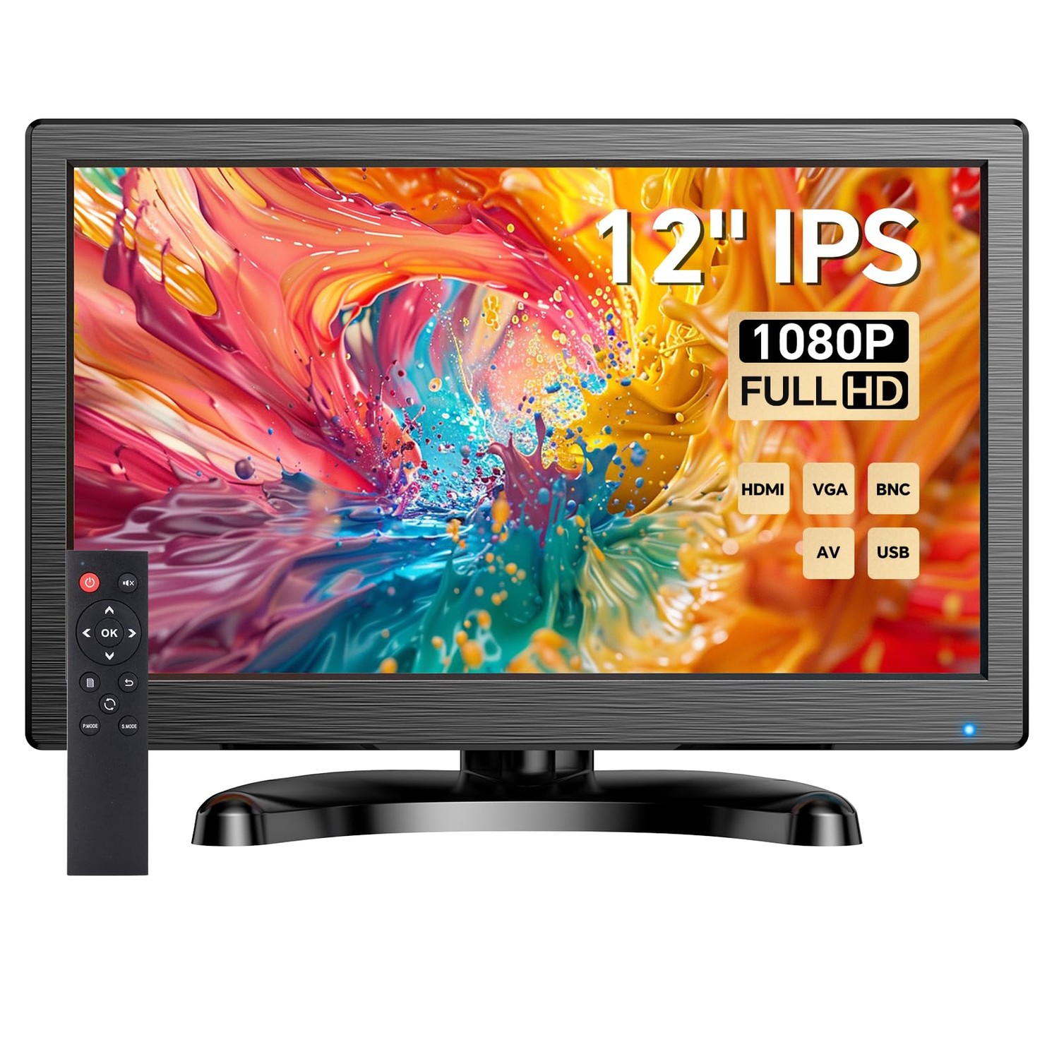 Eyoyo CCTV Monitor 12 Inch Small Computer Monitor 1920x1080P Mini LED ...