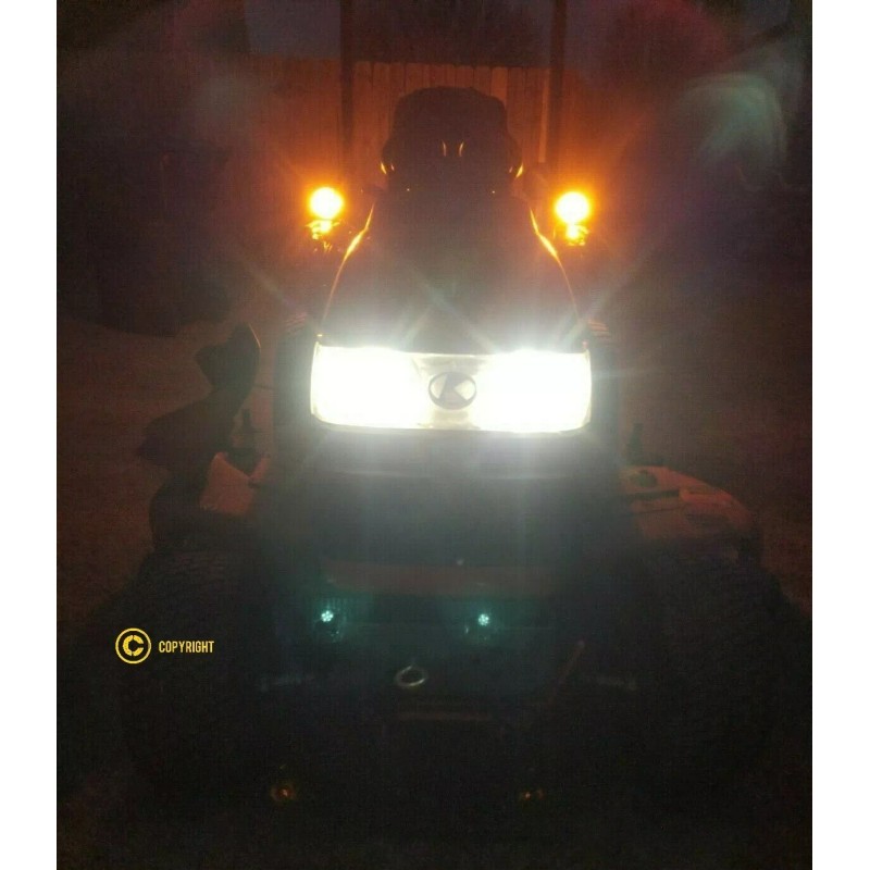 MHK Lighting 2 Super Bright LED Bulb for Massey Ferguson