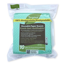 The Original Reusable Paper Towels for Tub and Tile, 10 Count