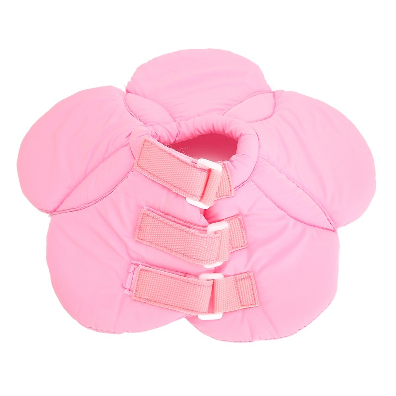 Pet Recovery Collar Adjustable Lightweight Prevent Licking Sunflower Shape Cute