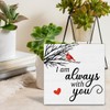 Memorial Decor I Am Always with You Cardinal Wood Sign