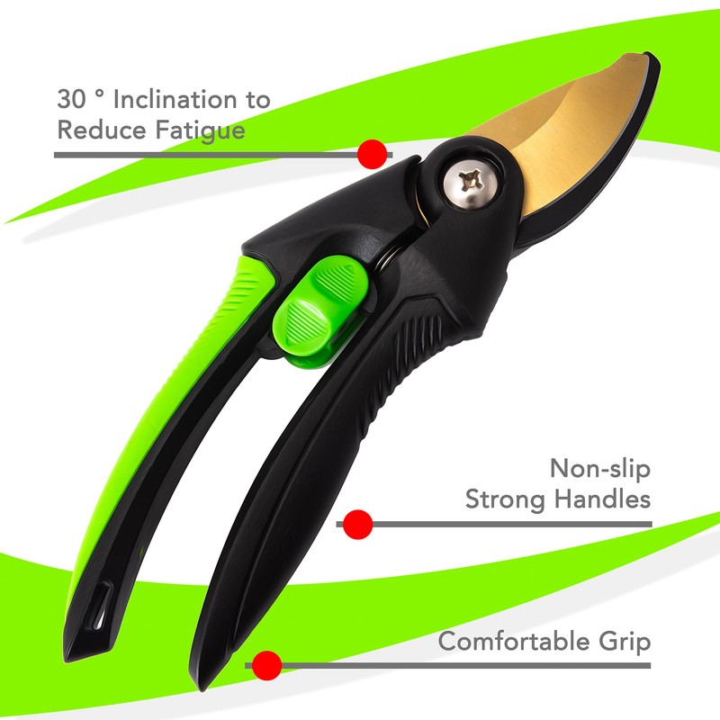 Shark-Tuff® Heavy Duty Garden Secateurs Garden Scissors Pruning Shears |