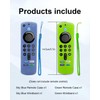 SEYUGOPTI 2-Pack Glowing Silicone Remote Cover for Fire TV Stick