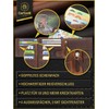 Cartvelli Men's Leather Wallet Dark Brown with Wooden Gift Box