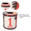 Retro Tissue Box Cylindrical Fashionable PU Leather Wooden Napkin Storage