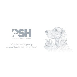 PSH Long Orange, Champú Suave con Colágeno Marino para Perros y Gatos, 300 ml, Hipoalergénico