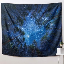 IcosaMro Wave Tapestry Wall Hanging - Hokusai Wall Art with Hemmed Edges, Ocean Sea Wall Blanket Home Decor for Bedroom College Dorm, (The Great Wave Off Kanagawa, 51x60), Orange