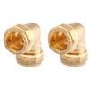 hep® 15mm Brass Compression Elbow for CopperPipe, Plastic Pipe WRAS