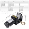 Electric Winch, 24V 2000LBS Load Capacity Electric Steel Cable ATV