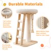 Cat Tree Small Tower with Scratching Post for Indoor, Multifunctional