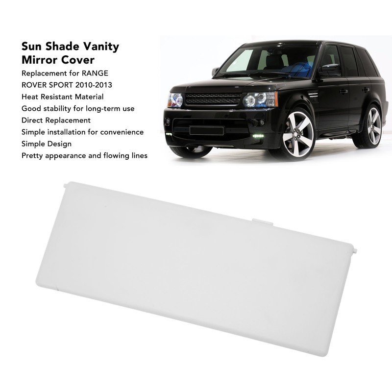 Sunvisor Mirror Cover Heat Resistant Vanity Mirror Frame Replacement for