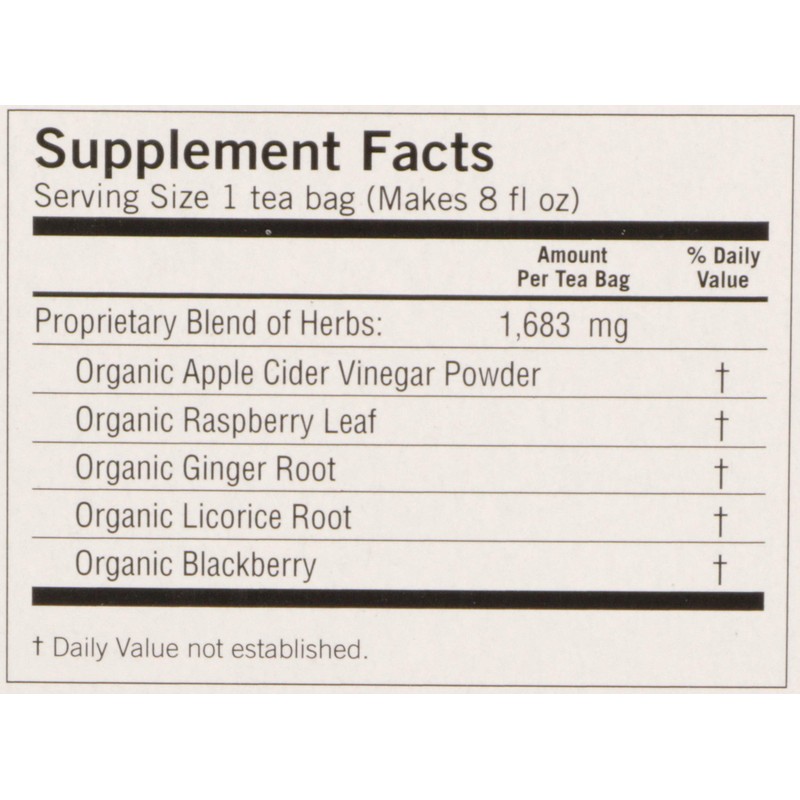 Yogi Tea Organic Blackberry Apple Awakening Digestive Cider, 16 CT