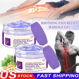 Unbranded Kresin Joint Pain Gel Purple Gel, Kresin Soothing Pain Massage Gel Neck 100g 2PC