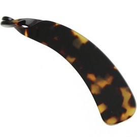 VINGTAINE H-209 Tortoise Shell Banana Clip, Mini Size, Simple, Hair Accessory - browns