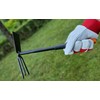 Mivos Double Hoe for the Garden with Triangle Steel –