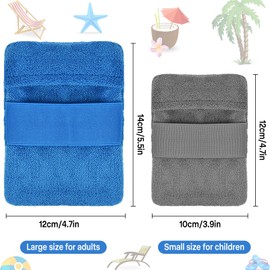 CHONGQILAO Sand Remover for the Beach, Pack of 2 Sand Removal Bags Wipe Velvet Sand, Portable Sand Remover Beach, Sand Removal Bag for Beach Holidays, Holidays, Camping (no talcum)
