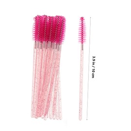NOLITOY Elegant 250pcs Eyelash Brush Lash Comb Spoolies Brow Brush Eyebrow Lamination Tool Set