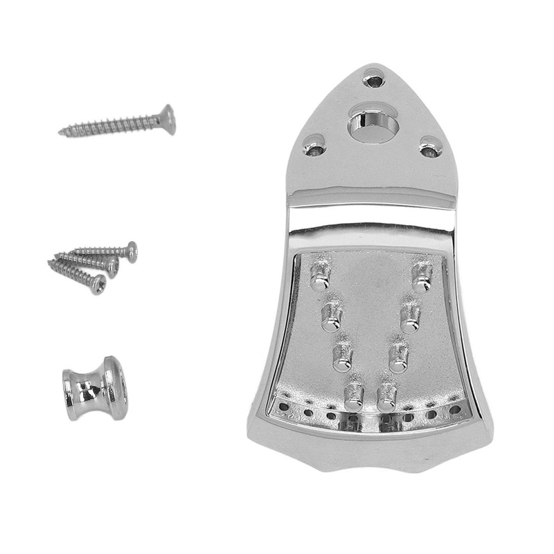 8 String Mandolin Tailpiece with Belt Buckle and Screws Metal