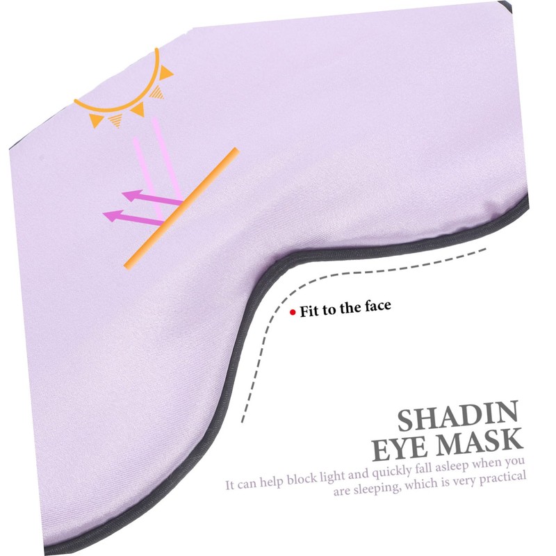 Healeved Sets Lightproof Sleeping Eye Mask Elastic Band Soft Material