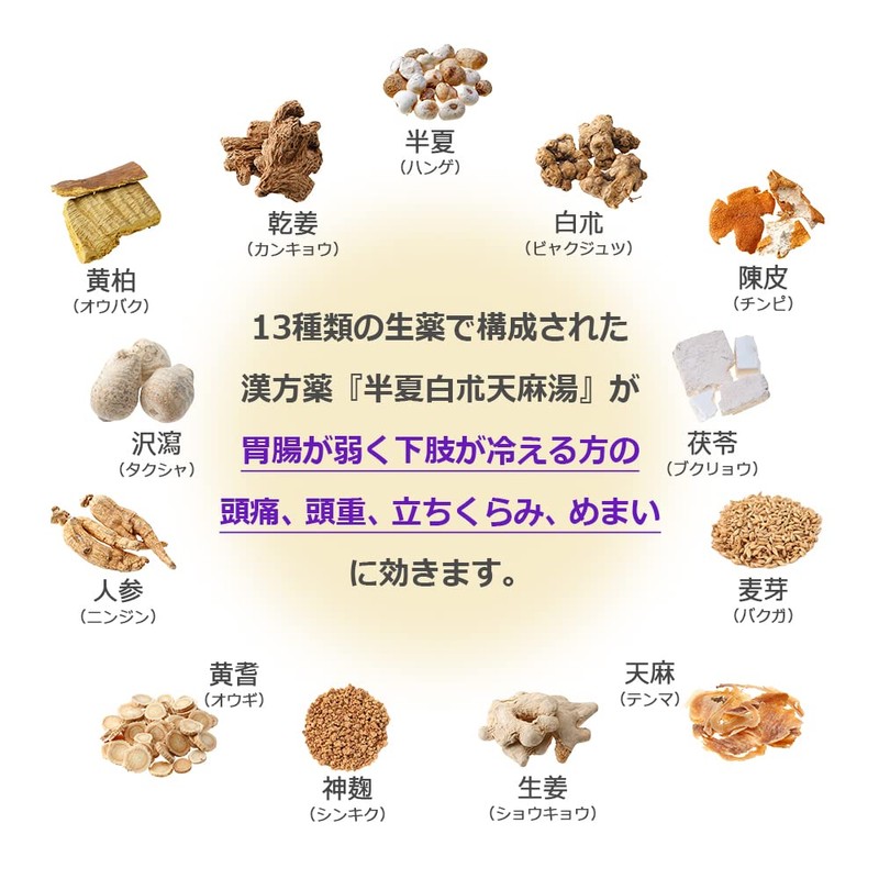 【Second Class Medicinal Products】Banxia Baizhu Tianma Soup エキス〔fine grain〕88 48