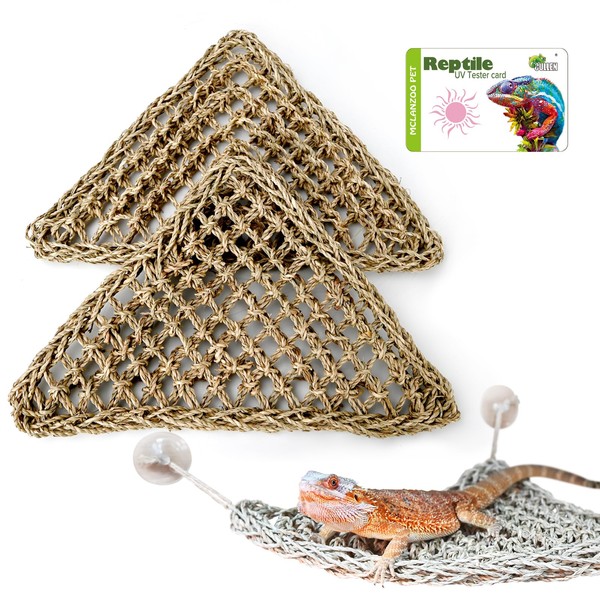 Bearded Dragon Lizard Hammock Reptile Hammock 16.5"*11" *11" 2 PCS,100%