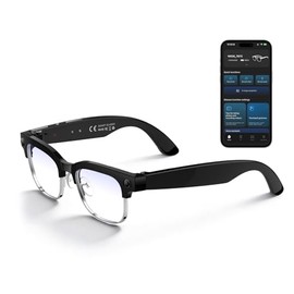 Gafas Inteligentes con IA con cámara de 8 MP, Video 4K y Fotos HD, Audio Bluetooth, Asistente de Voz con IA, traducción en Tiempo Real, reconocimiento