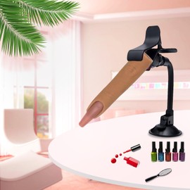 Silicone Practice Fingers for Acrylic Nails, Soft Silicone Fake Finger to Practice Fake Nails Bendable Nail Training Finger Flexible Practice Nail Finger for DIY Nails(Color 4)