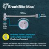 SharkBite Max 12 Inch Stainless Steel Braided Toilet Connector with