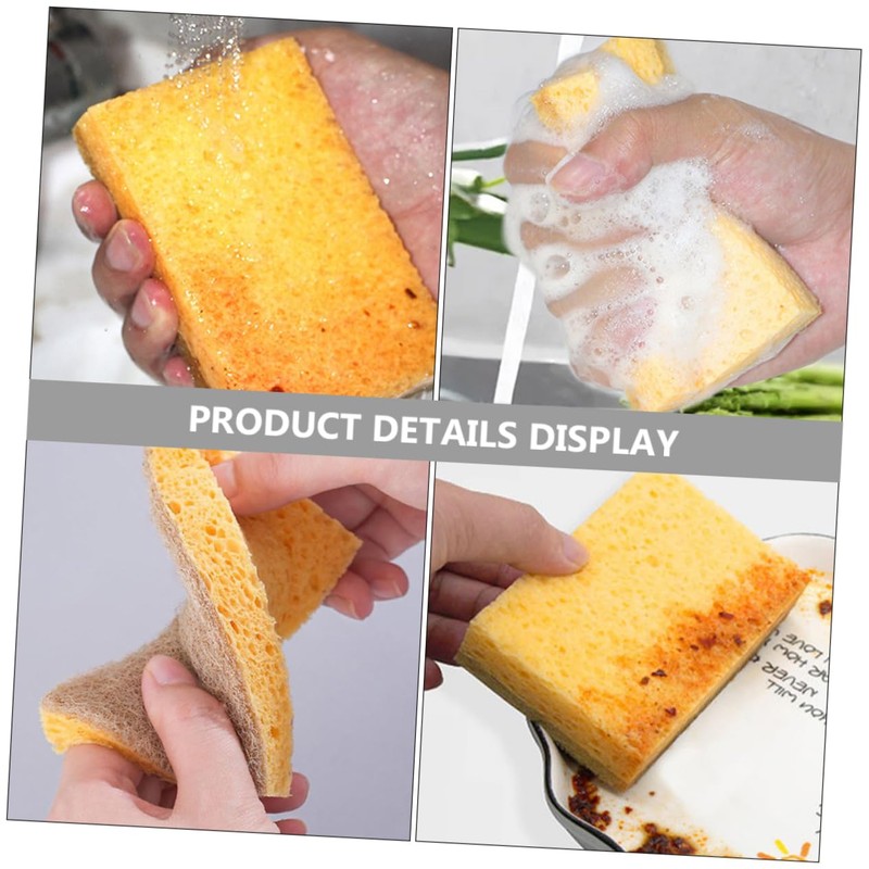 COHEALI Kitchen Cleaning Tools Dish Sponge Set of 5 Scrub