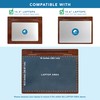 LAPGEAR Schoolhouse Lap Desk with Storage Compartments - Acacia Wood